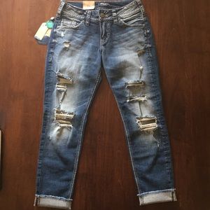 Silver Jeans SUKI skinny crop